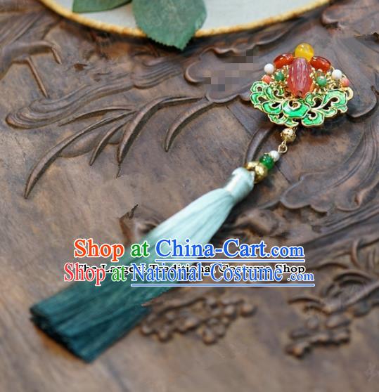 Chinese Traditional Wedding Hanfu Brooch Ancient Bride Palace Jewelry Accessories for Women