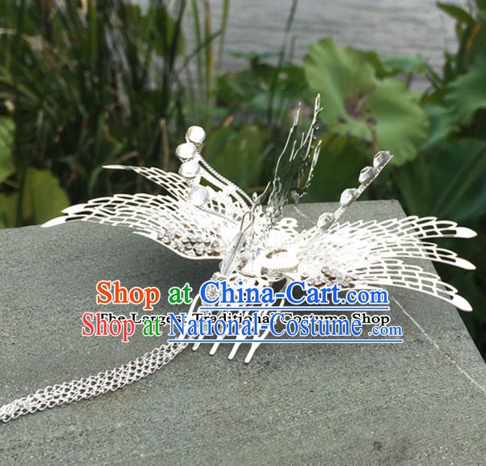 Chinese Ancient Tang Dynasty Princess Hair Accessories Phoenix Hair Comb Hairpins for Women