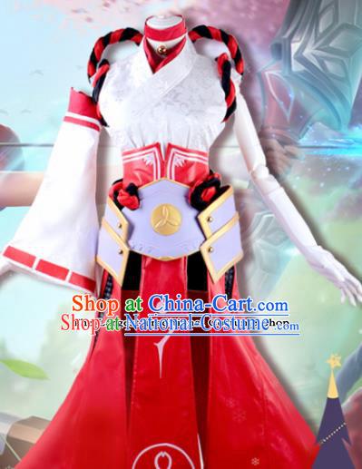 Chinese Ancient Swordswoman Costumes Female Knight Dress for Women