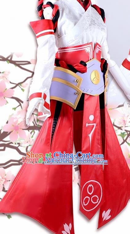 Chinese Ancient Swordswoman Costumes Female Knight Dress for Women