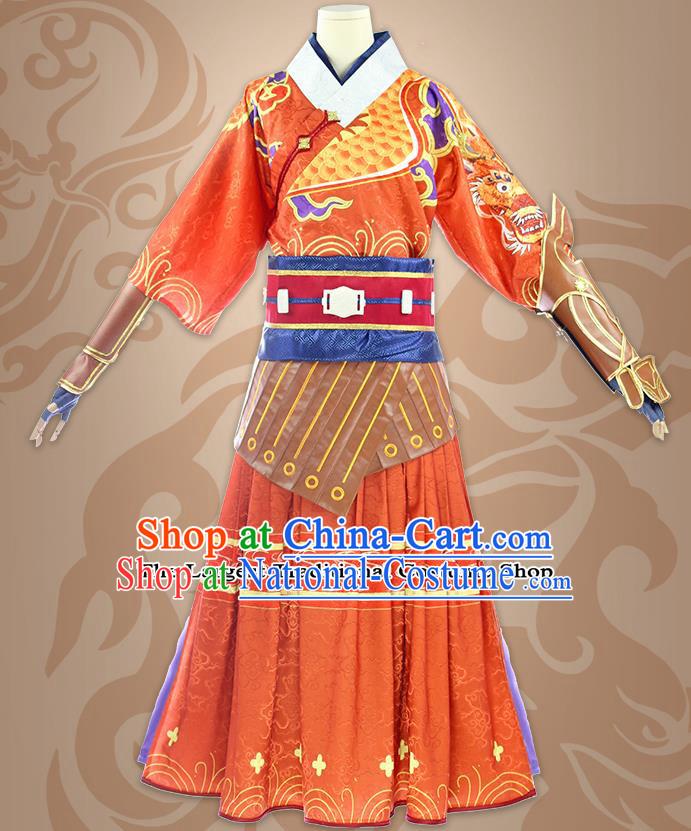 Chinese Traditional Cosplay Ming Dynasty Blades Costumes Ancient Swordsman Clothing for Men