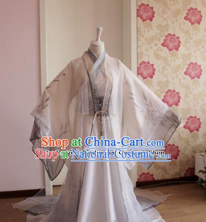 Chinese Traditional Cosplay Prince Costumes Ancient Swordsman Clothing for Men