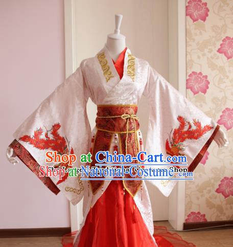 Chinese Traditional Cosplay Prince Wedding Costumes Ancient Swordsman Clothing for Men