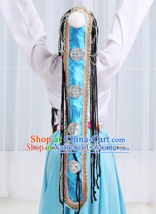 Chinese Traditional Mongolian Folk Dance Hair Accessories Classical Dance Headwear for Women