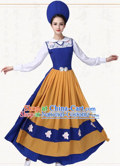 Western Traditional Classical Dance Dress Switzerland Dance Group Dance Costumes for Women