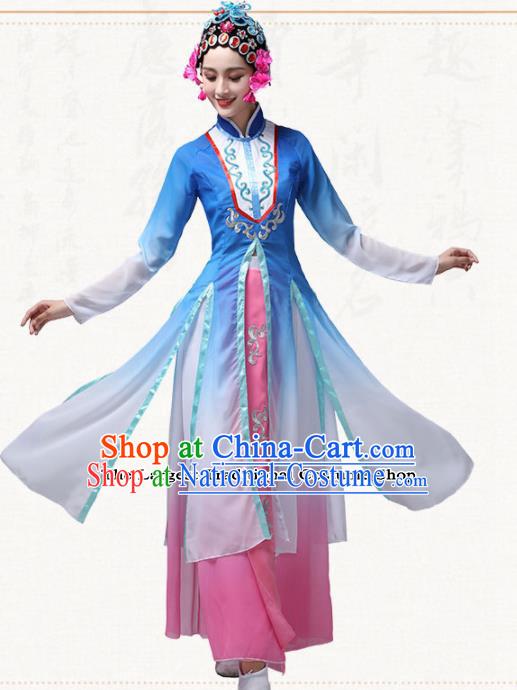 Chinese Traditional Classical Dance Dress Fan Dance Group Dance Costumes for Women