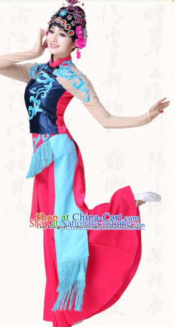 Chinese Traditional Classical Dance Folk Dance Clothing Group Dance Costumes for Women