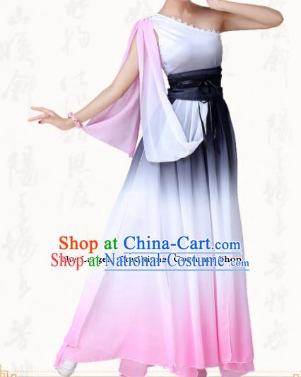 Chinese Traditional Classical Dance Clothing Group Dance Costumes for Women