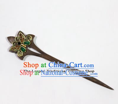 Chinese Traditional Palace Hair Accessories Hairpins Ancient Wood Hair Clip for Women