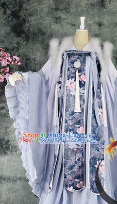 Traditional Chinese Cosplay Princess Costumes Ancient Swordswoman Hanfu Dress for Women