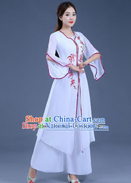 Traditional Chinese Classical Dance Group Dance Dress Umbrella Dance Clothing for Women