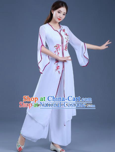 Traditional Chinese Classical Dance Group Dance Dress Umbrella Dance Clothing for Women