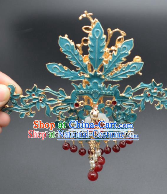 Traditional Chinese Beijing Opera Hair Accessories Ancient Princess Phoenix Coronet Hairpins for Women