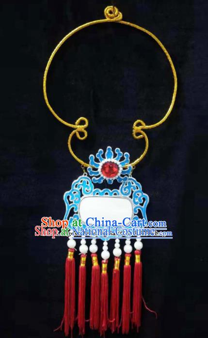 Traditional Chinese Beijing Opera Niche Accessories Ancient Crown Prince Necklace for Men