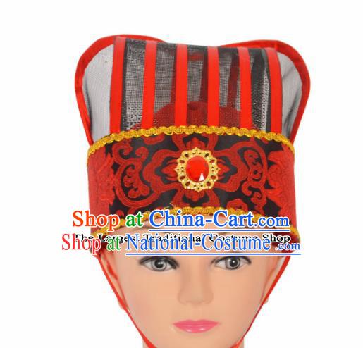 Professional Chinese Peking Opera Niche Hats Ancient Childe Headwear for Men