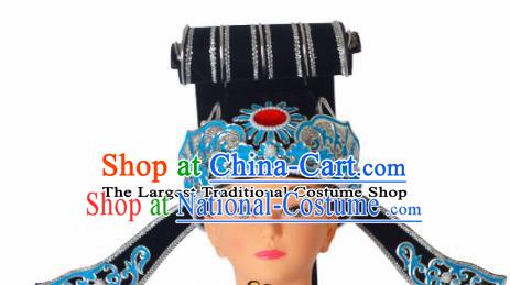 Professional Chinese Peking Opera Niche Hats Ancient Scholar Childe Headwear for Men