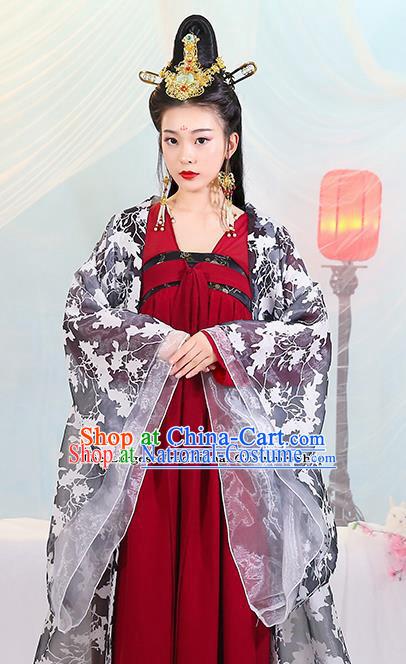 Chinese Traditional Tang Dynasty Princess Costumes Ancient Drama Peri Dress for Women