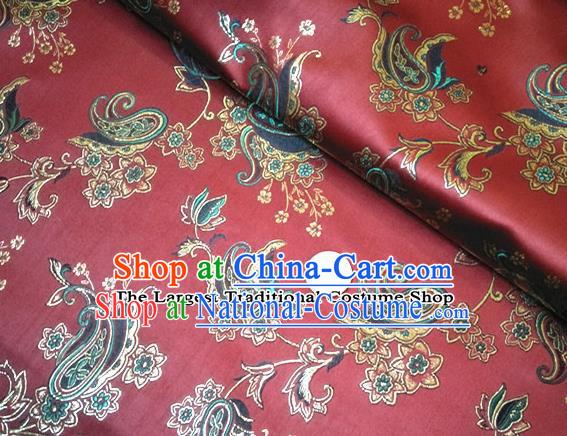 Traditional Chinese Royal Palace Pattern Design Brocade Fabric Silk Fabric Chinese Fabric Asian Material