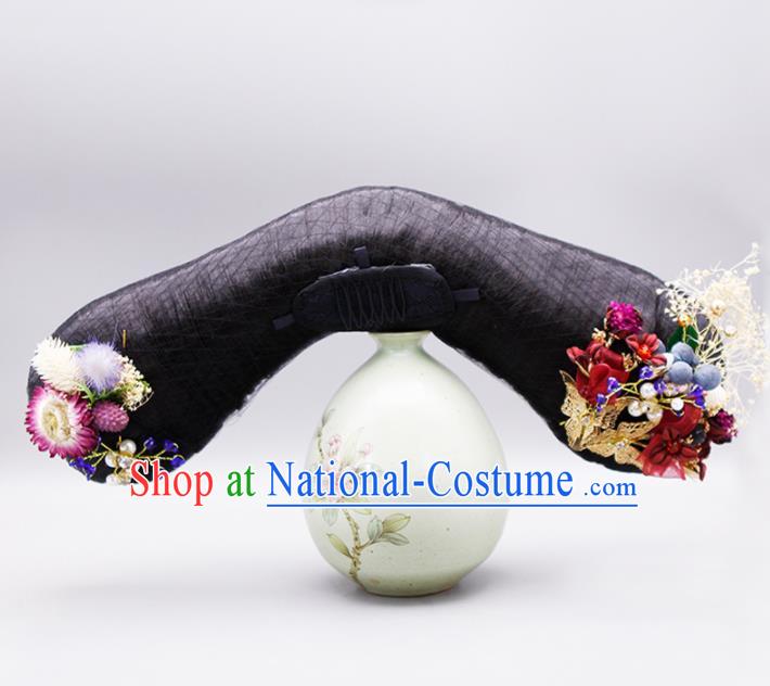 Chinese Traditional Qing Dynasty Hair Accessories Ancient Court Maid Wigs and Hairpins for Women