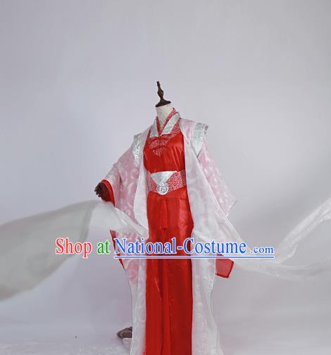 Chinese Traditional Ancient Swordsman Bridegroom Wedding Costumes for Men