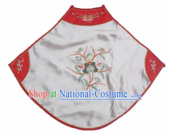 Chinese Traditional Underwear Ancient Costume Embroidered White Bellyband for Women