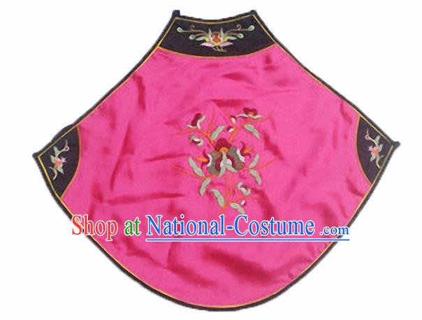 Chinese Traditional Underwear Ancient Costume Embroidered Rosy Bellyband for Women