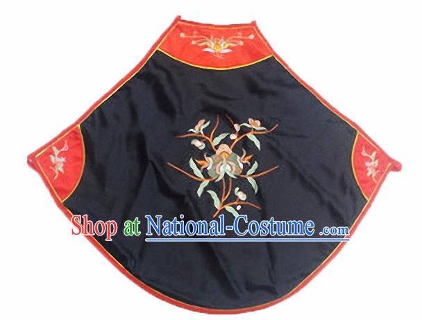 Chinese Traditional Underwear Ancient Costume Embroidered Black Bellyband for Women