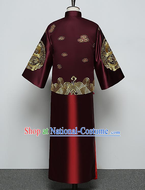 Traditional Chinese Wedding Costumes Traditional Xiuhe Suits Ancient Chinese bridal Full Dress