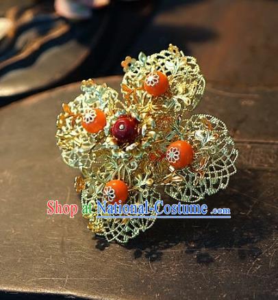 Chinese Handmade Classical Frontlet Hairpins Hair Clip Hair Accessories Ancient Bride Headwear for Women