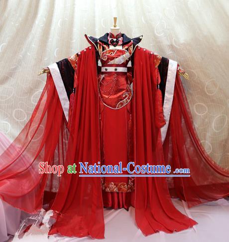 Traditional China Ancient Cosplay Princess Clothing Tang Dynasty Palace Wedding Costumes for Women