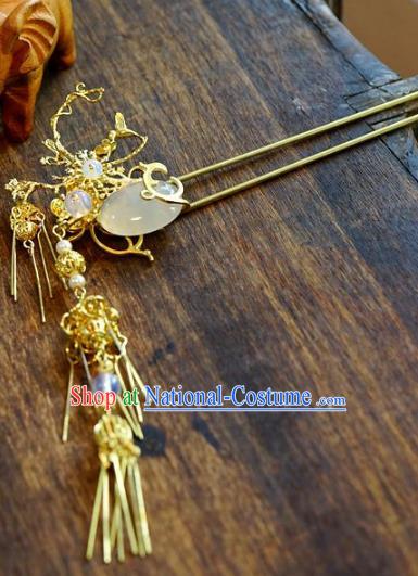 Chinese Handmade Classical Hair Accessories Luxurious Step Shake Ancient Hairpins for Women