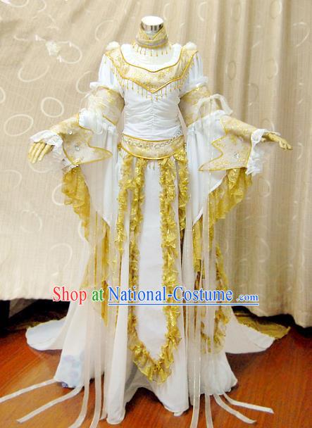 China Ancient Cosplay Princess Clothing Traditional Tang Dynasty Palace Lady Dress for Women