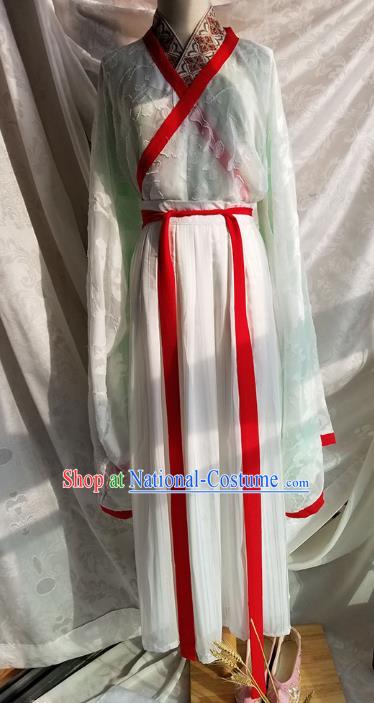 Ancient Chinese Jin Dynasty Palace Lady Costume, China Ancient Princess Clothing for Women