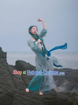 Ancient China Song Dynasty Enchantress Princess Embroidered Costume for Women