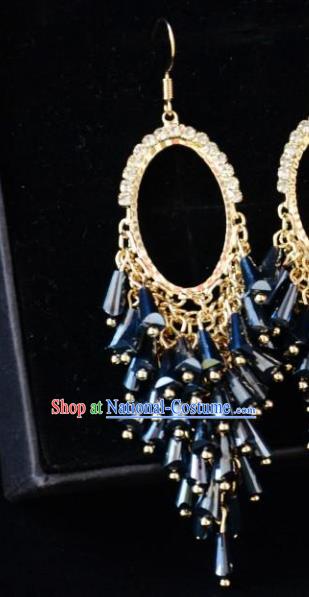 European Western Bride Vintage Jewelry Accessories Eardrop Renaissance Gothic Earrings for Women