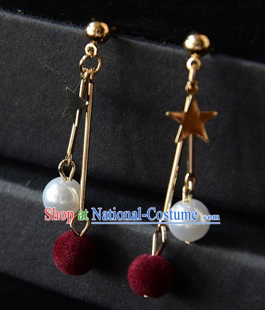 European Western Bride Vintage Accessories Eardrop Renaissance Earrings for Women