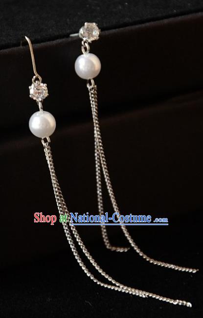 European Western Bride Vintage Accessories Eardrop Renaissance Pearl Earrings for Women