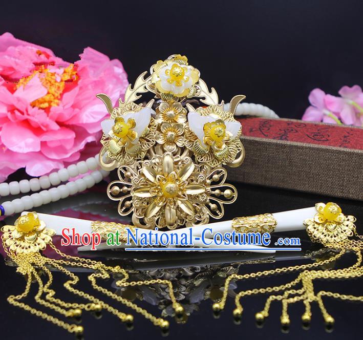 Handmade Chinese Ancient Palace Lady Hair Accessories Hairpins for Women