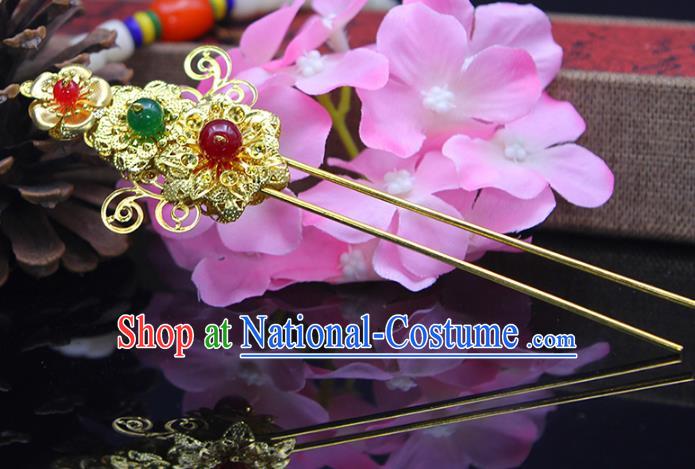 Handmade Chinese Ancient Palace Lady Hair Accessories Hanfu Hairpins for Women