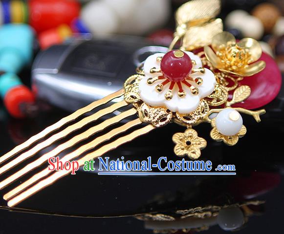 Handmade Chinese Ancient Palace Lady Hair Accessories Hanfu Hair Comb Hairpins for Women