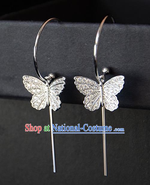 European Western Bride Vintage Butterfly Eardrop Accessories Renaissance Earrings for Women