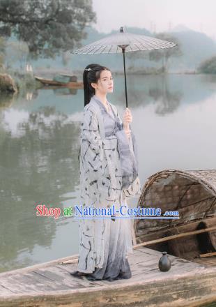 China Ancient Song Dynasty Palace Princess Costume Complete Set for Women