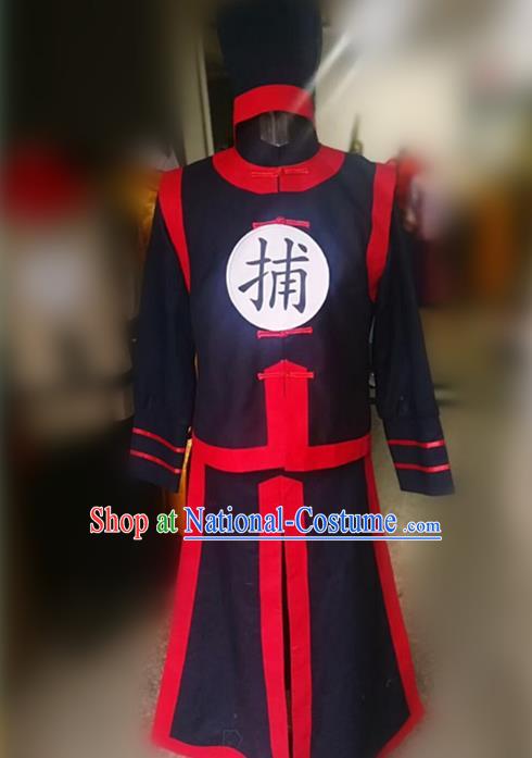 Traditional Chinese Stage Performance Costume Ancient Buster Hanfu Clothing for Men