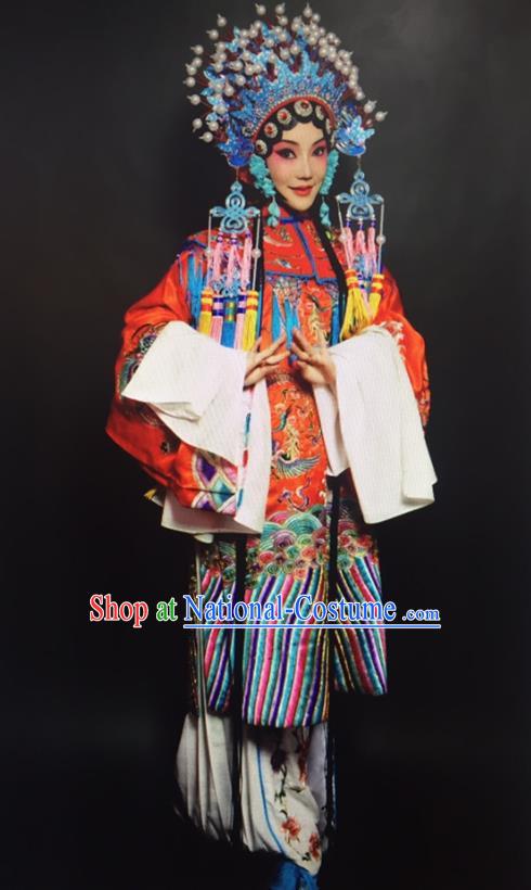 Traditional Chinese Beijing Opera Actress Costume Peking Opera Imperial Concubine Embroidered Clothing for Women