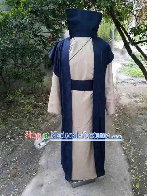 Traditional Chinese Stage Performance Costume Ancient Song Dynasty Prime Minister Clothing for Men