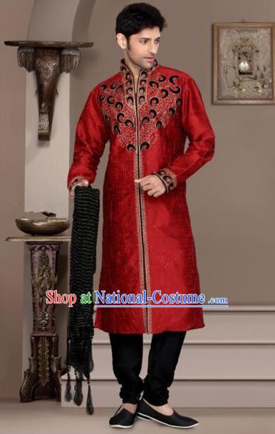 Traditional Asian India Stage Performance Costume Hindustan Indian Prince National Clothing for Men