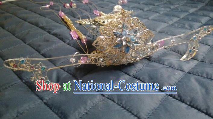 Traditional China Ancient Cosplay Swordswoman Palace Lady Hair Accessories Hairpins for Women