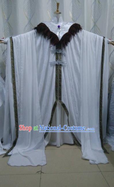 Traditional China Ancient Cosplay Swordsman Costume Royal Highness Clothing for Men