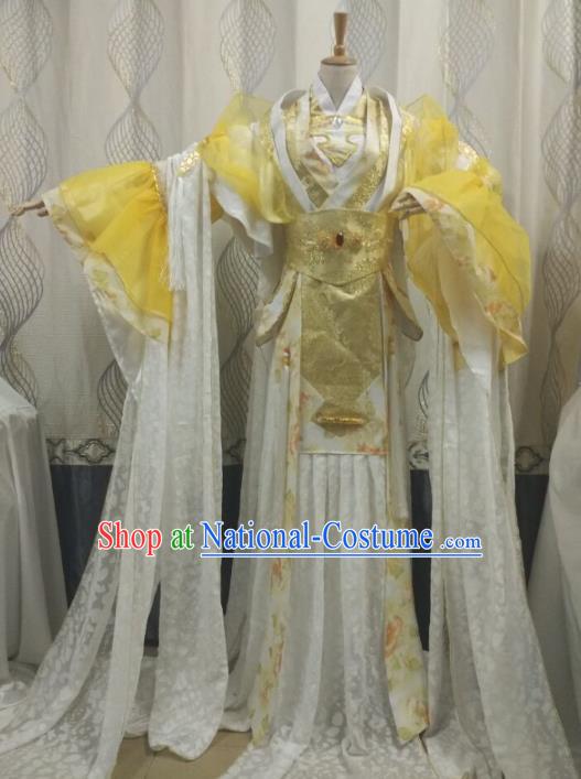 China Ancient Cosplay Palace Lady Costume Princess Fancy Dress Traditional Hanfu Clothing for Women