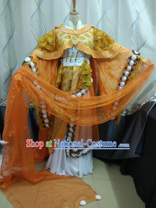 China Ancient Cosplay Ming Dynasty Queen Costume Fairy Fancy Dress Traditional Hanfu Clothing for Women